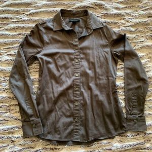 Size 2 Non Iron Banana Republic Button Up Dress Shirt